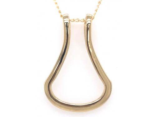 9ct Heavy Weight Ring Holder Pendant image