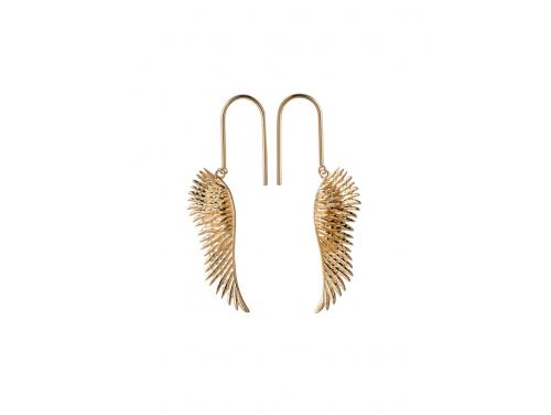 Karen Walker Stg/14ct Gold Plated Mini Cupid's Wing Earrings image