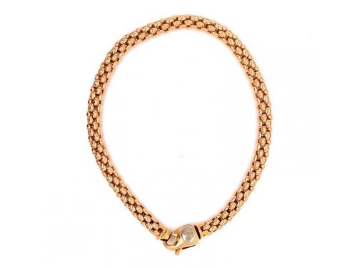 18ct 19cm Fancy Deco Snake Bracelet image