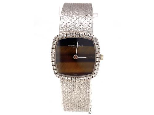 18ct White Gold Vacheron & Constantin Tigers Eye Diamond Watch image