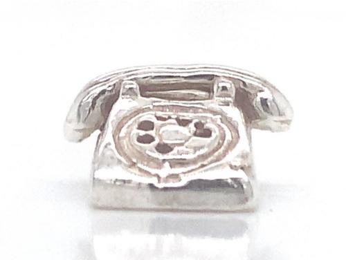 Sterling Silver Rotary Phone Charm image