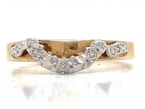 9ct Diamond Curved Eternity Ring image