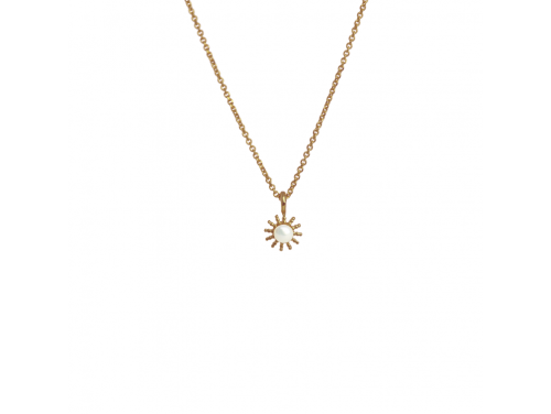 Evolve Stg Gold Plated 'My Sunshine' Necklace image