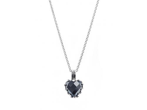 Stolen Girlfriends Club Love Claw Necklace - Hematite image