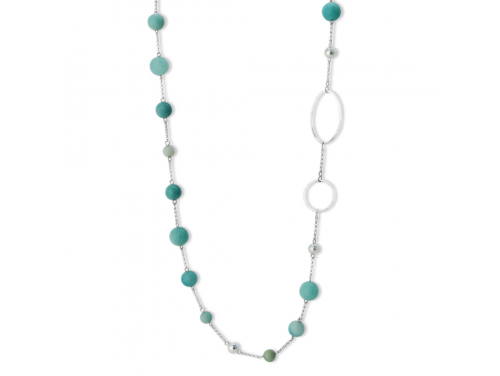La Pierre Stg Amazonite Bead 85cm Necklace image