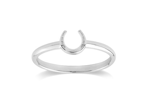 Stow Sterling Silver Lucky Horseshoe Ring image