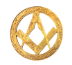 15ct Masonic Brooch image