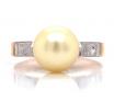 9ct Pearl Solitaire Ring image