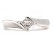 10ct White Gold Diamond Solitaire Ring TDW 0.26ct image