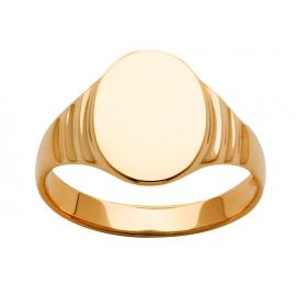 9ct Oval Signet Ring image