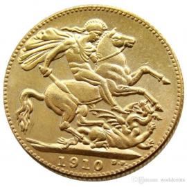 1910 Sovereign Coin image