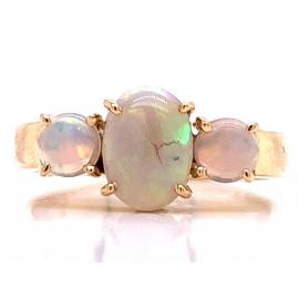 18ct Three Opal Ring image