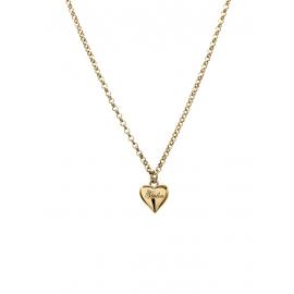 Stolen Girlfriends Club Stg Gold Plated Heart Is Full Necklace image