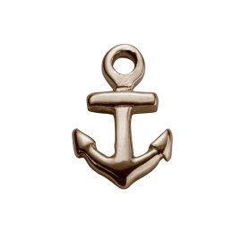 Stow 9ct Rose Anchor Charm image