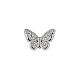 Stow Stg CZ Butterfly Charm image