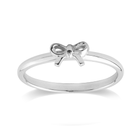 Stow Sterling Silver Bow Ring image