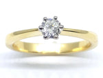 Load image into Gallery viewer, 9ct Gold Diamond Solitaire TDW.23CT