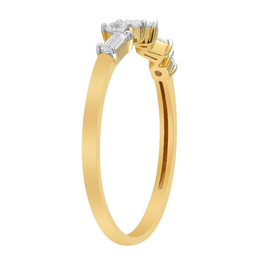 9ct multi diamond dress ring tdw 0