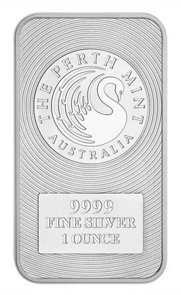 1oz fine silver perth mint ingot kangaroo