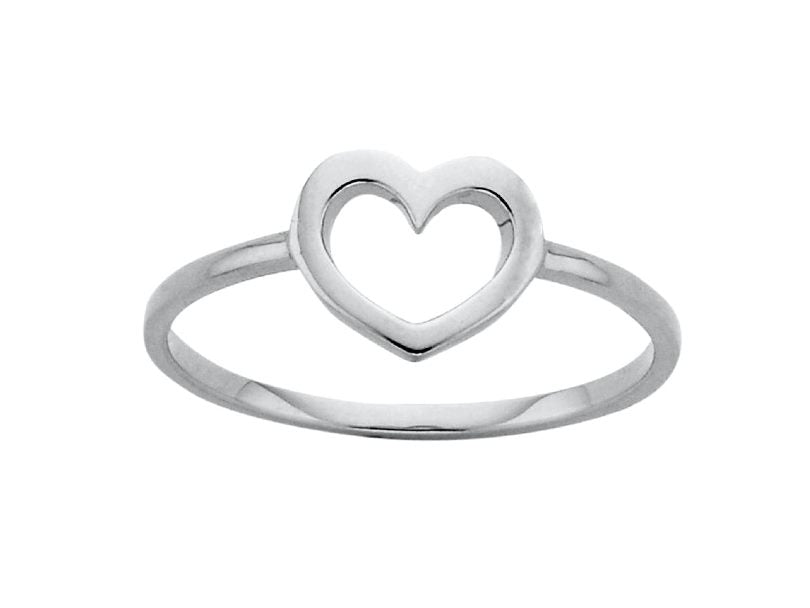340572 karen walker mini heart ring kw159r stg