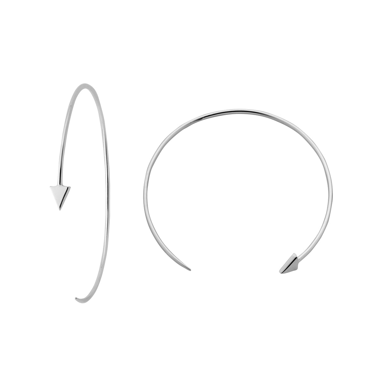 340737 karen walker kinetic hoop earrings kw298er stg