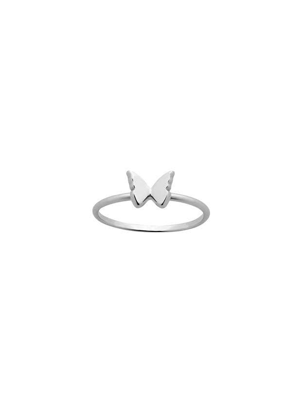 340875 karen walker mini butterfly ring stg silver kw366r stg