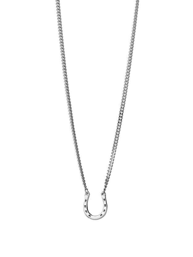 340880 karen walker mini horseshoe necklace stg silver kw368 pn stg