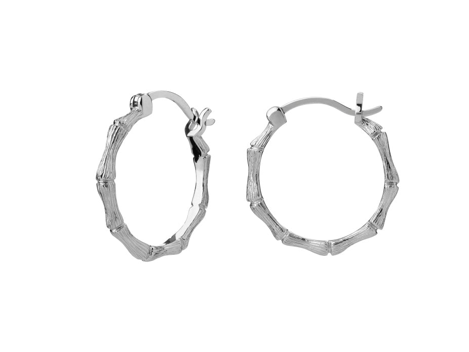 340935 karen walker stg bamboo hoop earrings kw397er stg 2