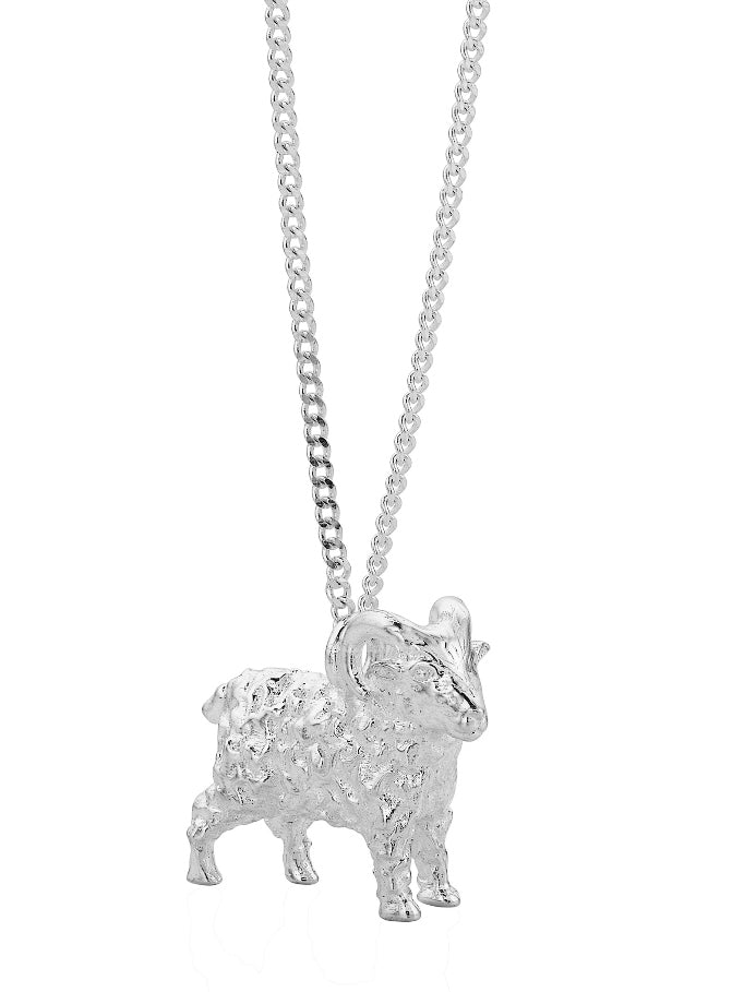 340944 karen walker stg ram lunar necklace 45cm kw409pn