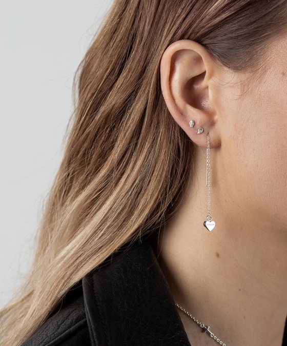 Stolen girlfriends club falling stolen heart earrings