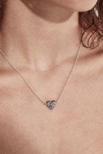 Load image into Gallery viewer, Stolen Girlfriends Club Stg Death Metal Hearts Necklace