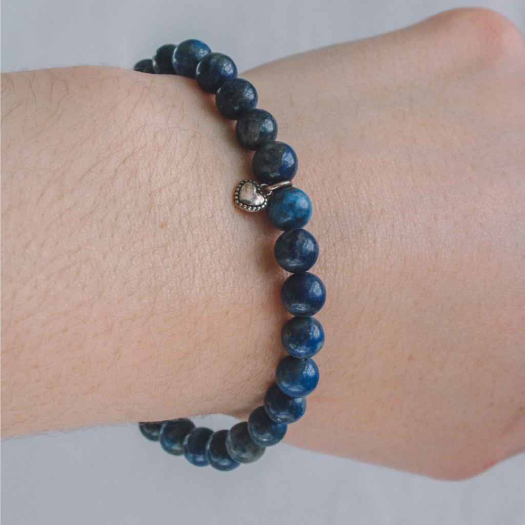 La pierre stg lapis lazuli stretch bracelet
