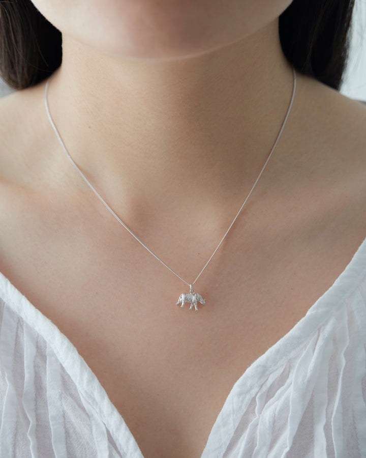 Karen walker stg elephant necklace