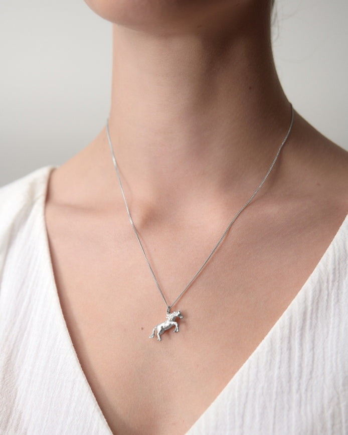 Karen walker stg lunar horse necklace