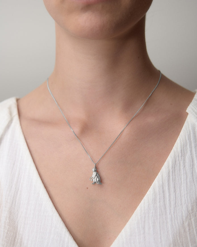 Karen walker stg lunar monkey necklace