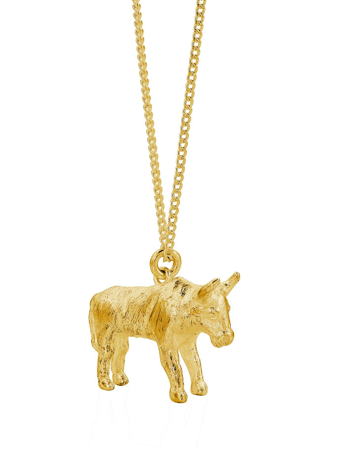 Karen walker stg lunar ox necklace
