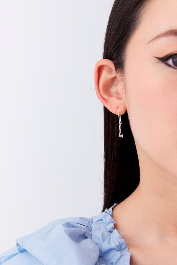 Karen walker stg mini axe earrings