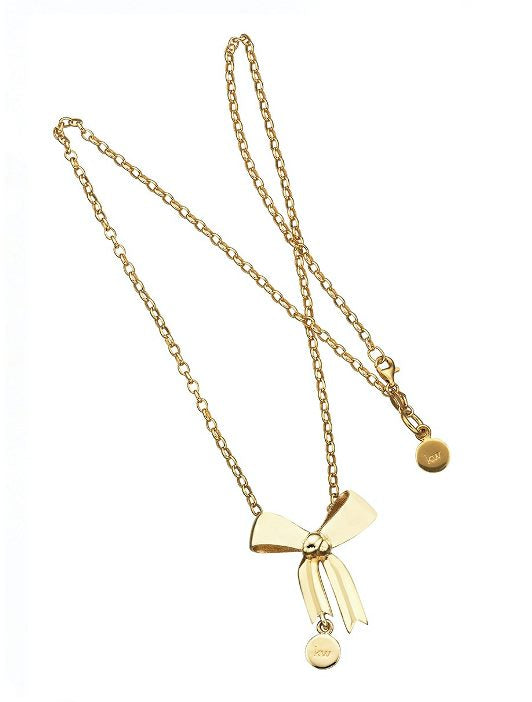 Karen walker 9ct bow pendant