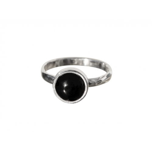 Round Stone Signet Black Onyx Legier– legier