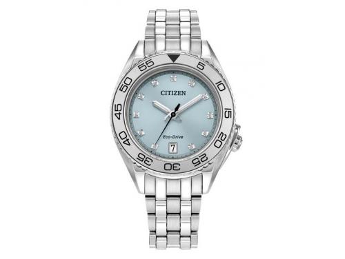 Citizen Ladies Diamond Eco Drive Watch image