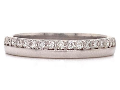 9ct White Gold Diamond Band TDW 0.19ct image