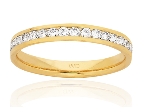 9ct 3mm Diamond Wedder image