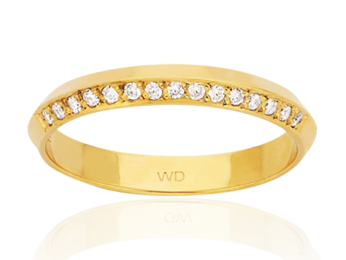 9ct Diamond Trilateral Eternity Ring image