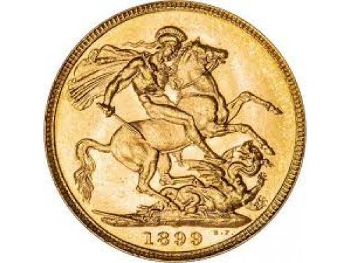 1899 Sovereign Coin image