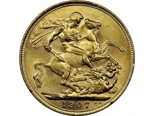 1907 Sovereign Coin image