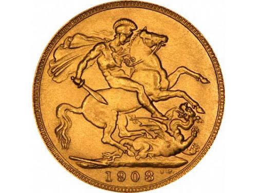 1908 Sovereign Coin image