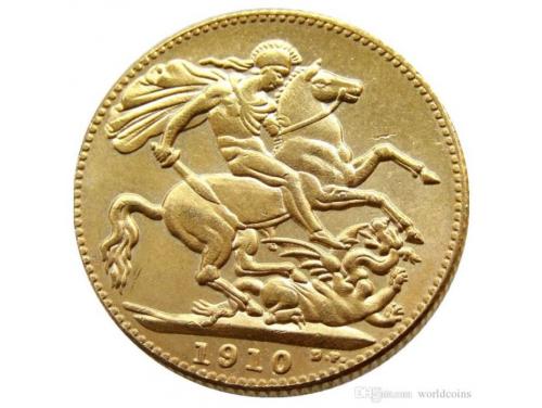 1910 Sovereign Coin image