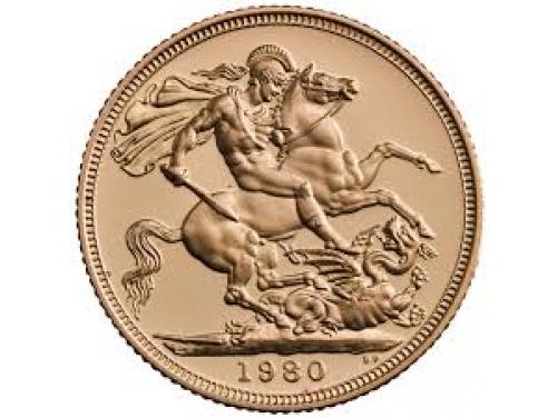 1980 Sovereign Coin image