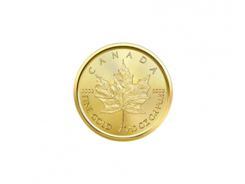 1/10th oz Fine Gold Canadian Maple Coin image