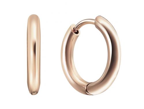 Kagi Rose Gold Smooth Huggies Medium image